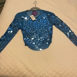 Sparkly Blue Shirt